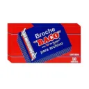 PAQ BROCHE BACO ROJO C50