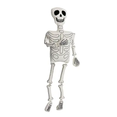 [ESQUBCO] RB PELUCHE ESQUELETO BLANCO