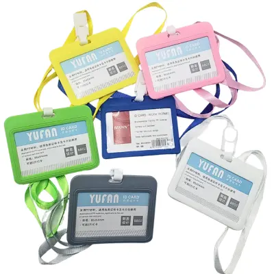 [GA003X] PORTAGAFETE PLASTICO HILO 85X54MM CLAROS C/6 GA003X