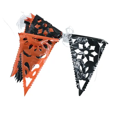 [7502279899581] NOV BANDERIN TROQUELADO NARANJA/NEGRO