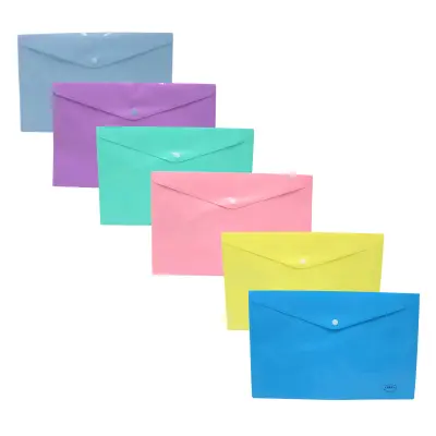 [SPBOFP] SOBRE PLASTICO BOTON OFICIO PASTEL ZEBRA