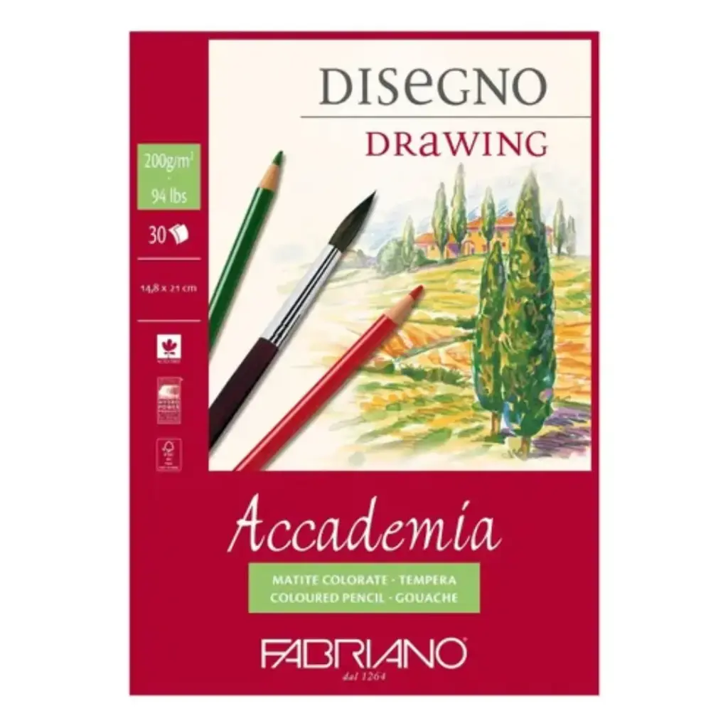 [8001348151241] BLOCK ACADEMIA DRAWING 200MG 30H PINTO