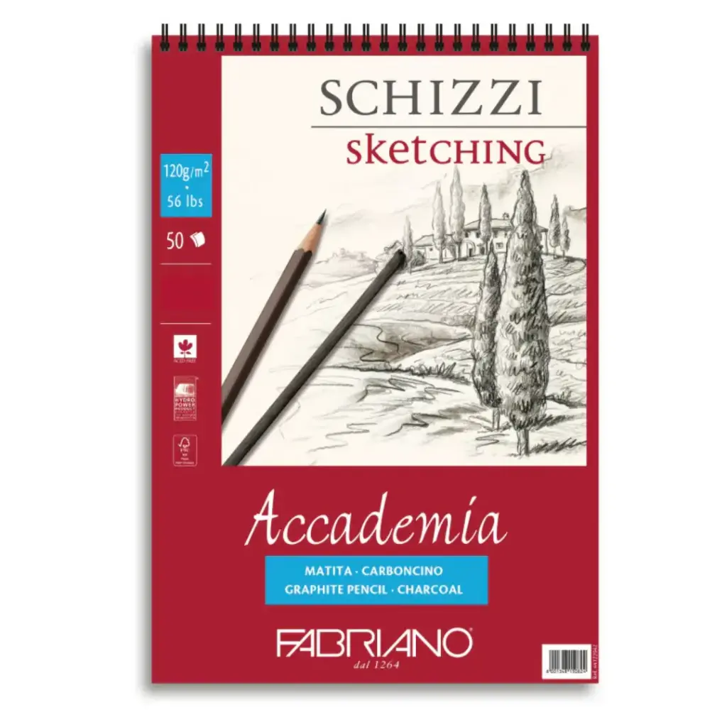 BLOCK ACADEMIA ESPIRAL 120MG 50H 14.8X21CM PINTO