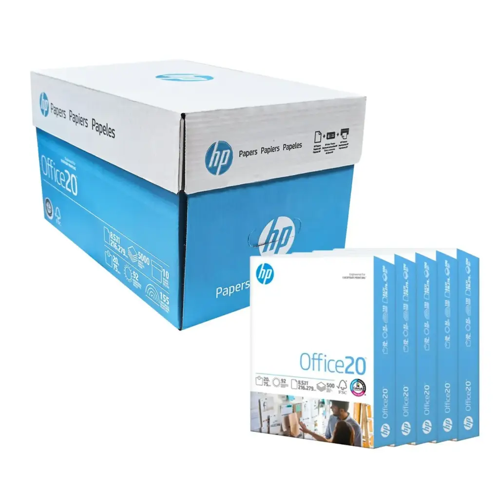 CAJA HOJA BLANCA CARTA C5000 HP 75GR 95% BLANCURA