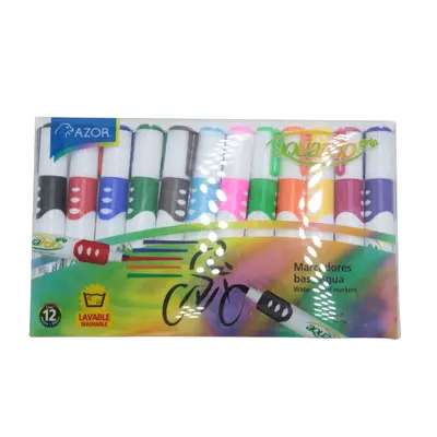 MARCADOR AGUA AQUARELO AZOR C12