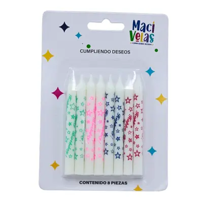 [6973292441773] VELA MACI ESTRELLAS C8 MULTICOLOR GGYS52