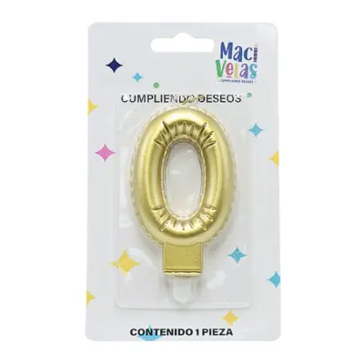 VELA MACIV DEL 0 AL 9 ORO PQ8248