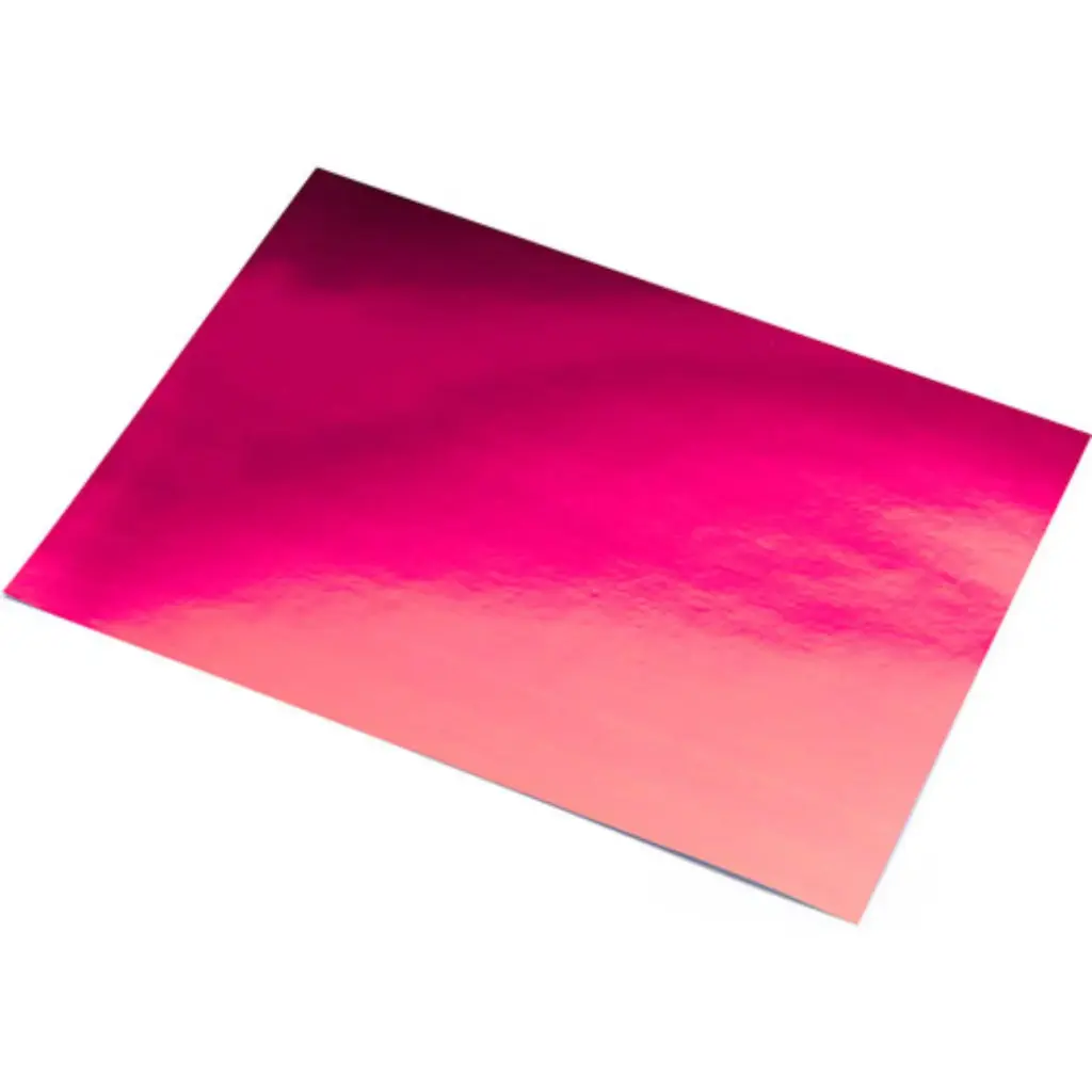 [0058MR] CARTULINA METALICA ROSA 50X65