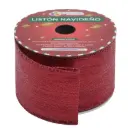 LISTON BRILLANTE ROJO 6.3CMX10Y R102315-3