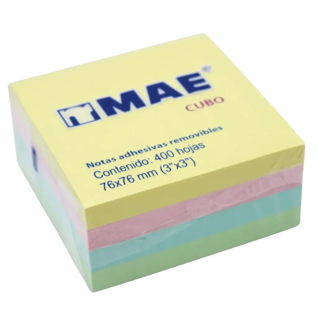 MEMOTIPS 3X3 PASTEL 400H MAE