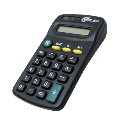 [7571850137658] CALCULADORA BASICA 8 DIG SOLAR VELSA VZ8