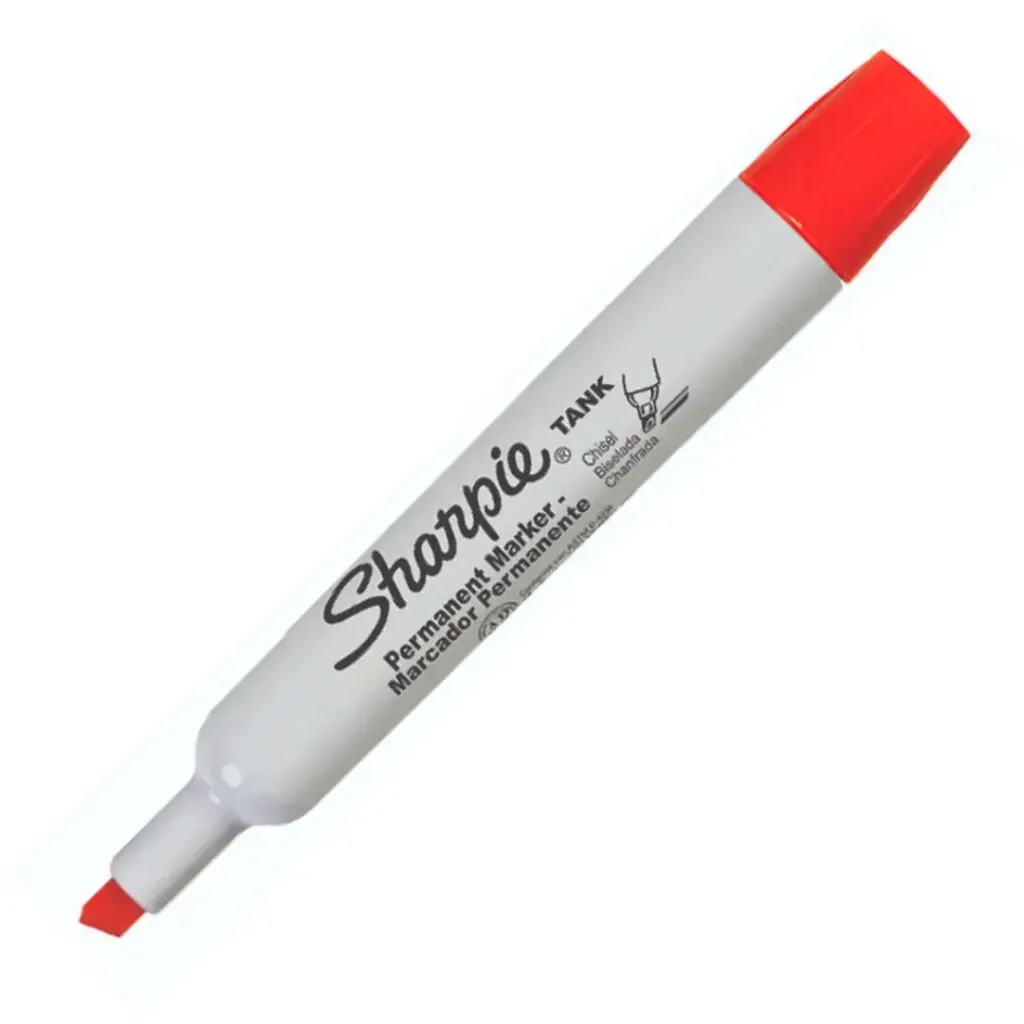MARCADOR PERMANENTE GRUESO ROJO SHARPIE