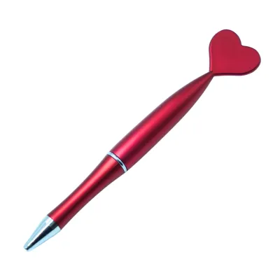 [PLUM001] PLUMA CORAZON ROJO PZ