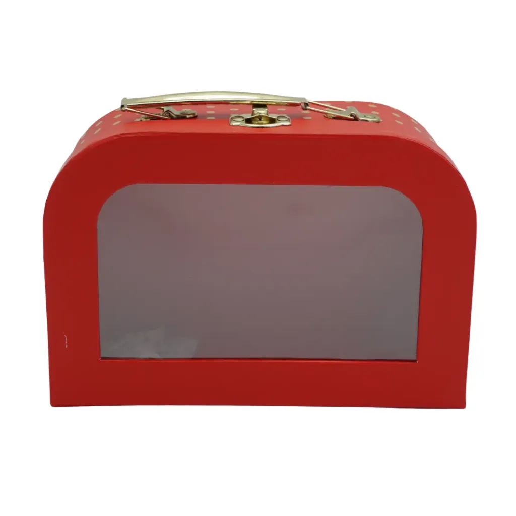 [2MA604] RB CAJA RED & DOTS BRIEFCASE #2