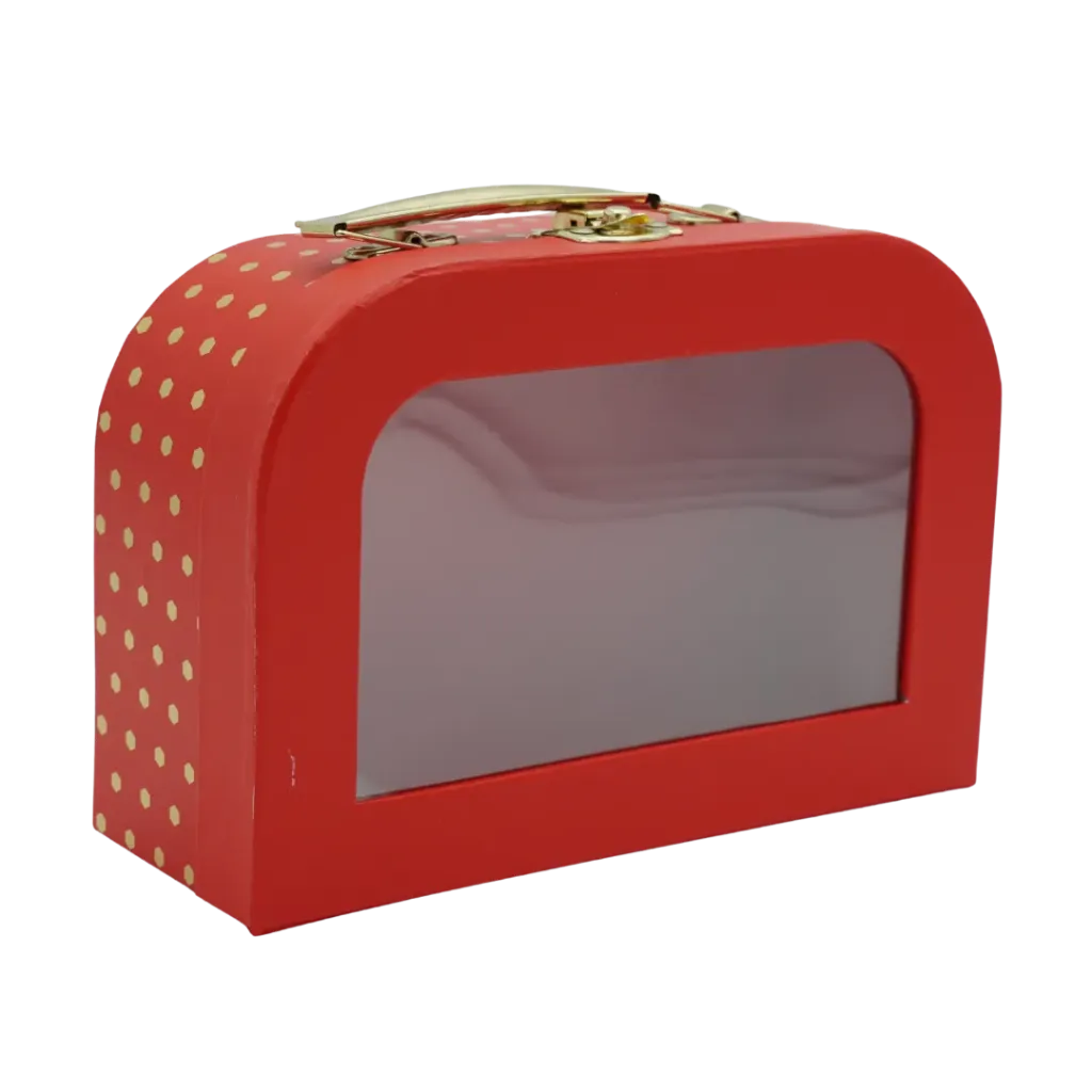 RB CAJA RED & DOTS BRIEFCASE #3