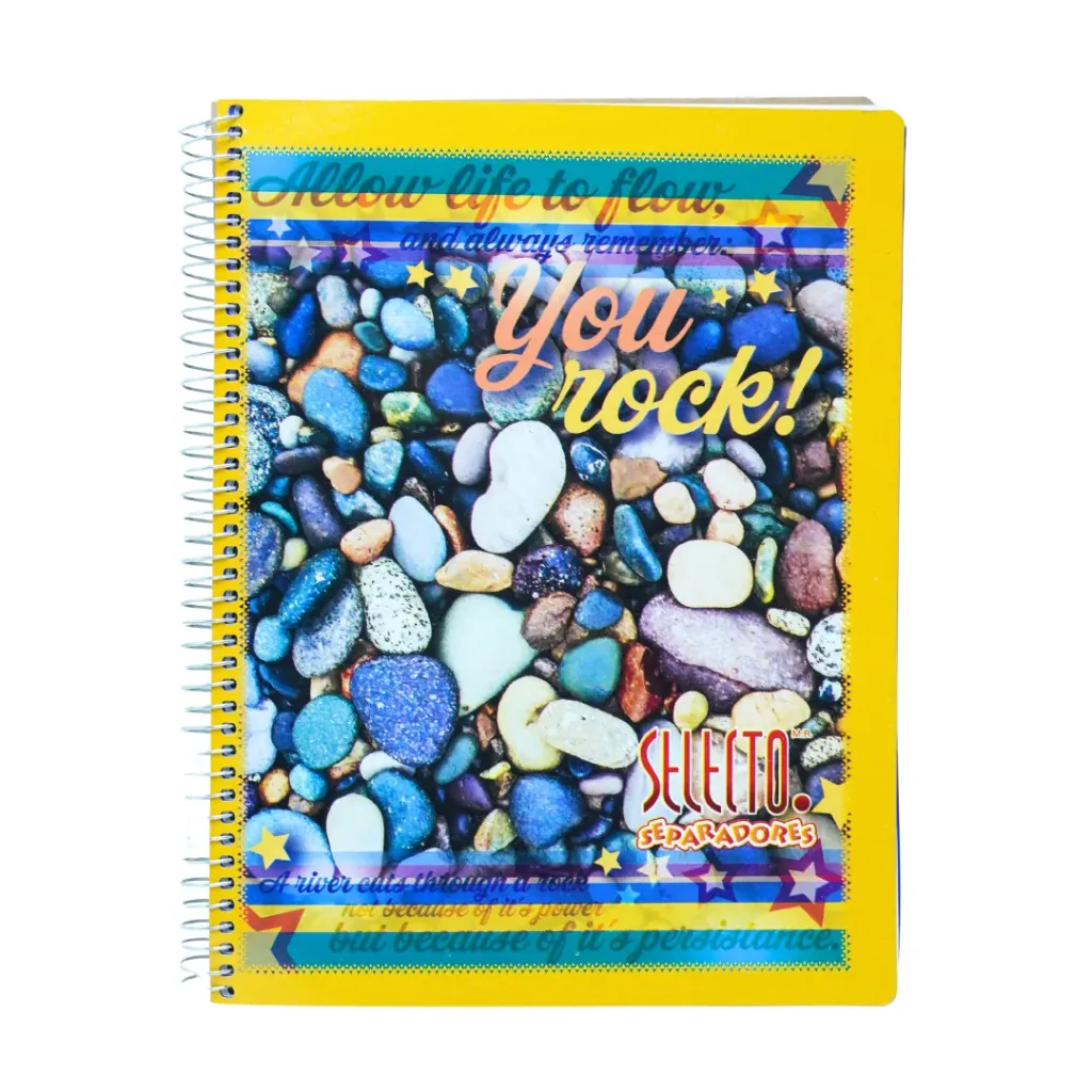 [7501593810845] CUADERNO PROF RY 200H C/5 SEPARADORES PASTA SUAVE SELECTO