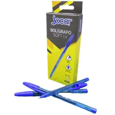 [7502269633591] PLUMA JOCAR SEMIGEL MED AZUL