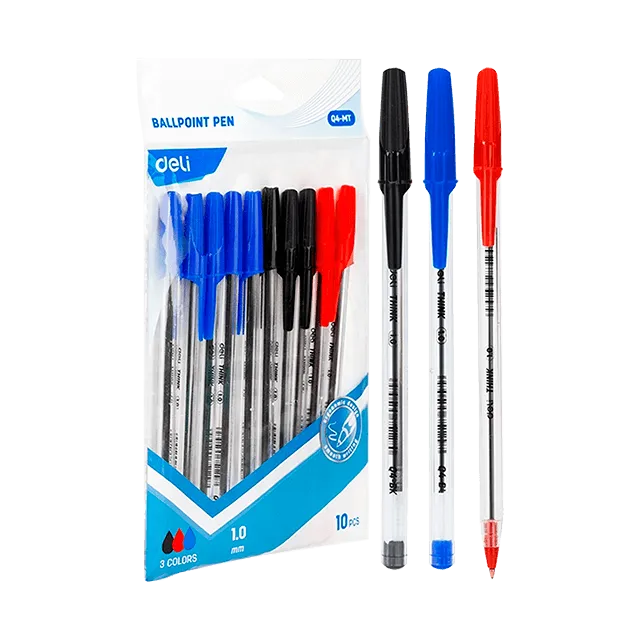 [6941798491158] PLUMA BALL POINT 1.0MM SURTIDO C10 DELI Q4-MT
