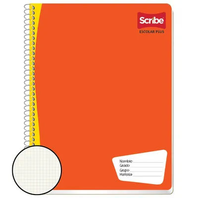 [7506129430849] CUADERNO PROF C5 SCRIBE 100H PLUS  7972