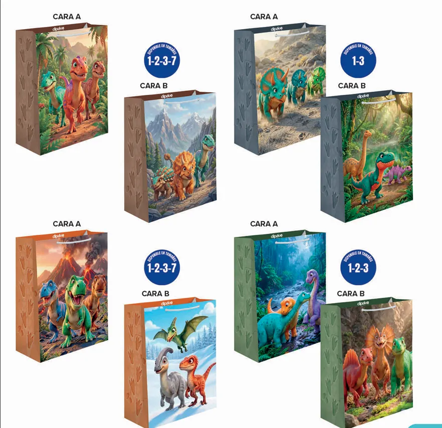 [7501091825013] BOLSA DE REGALO DINOSAURIOS C/10 (CHICA)
