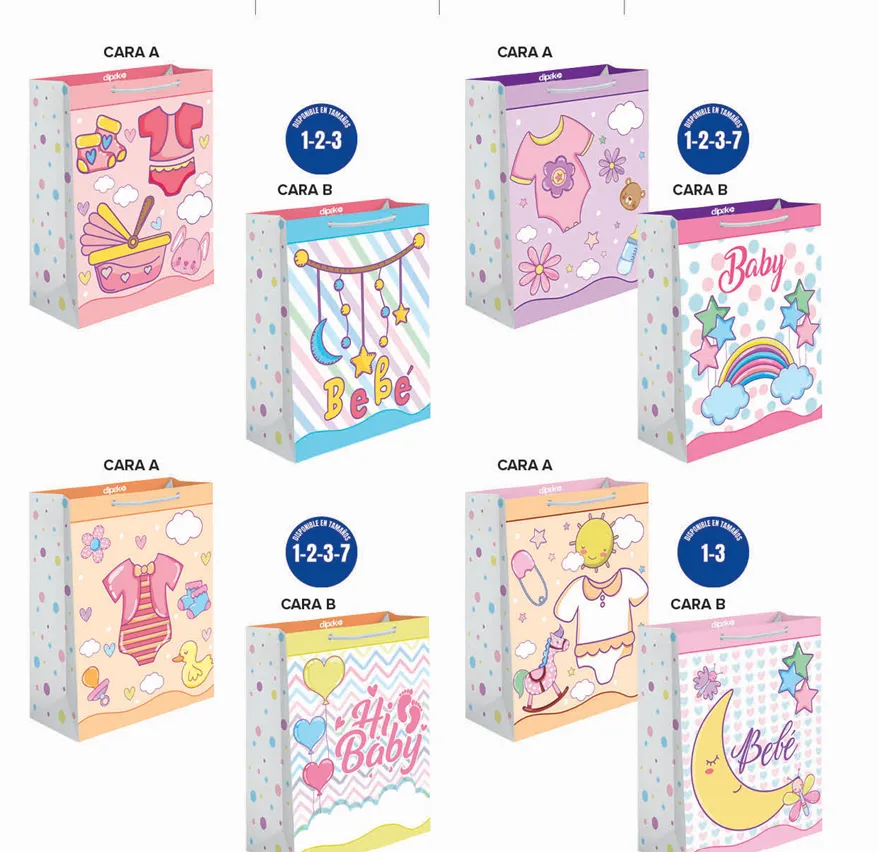 BOLSA DE REGALO BEBÉ C/10 (CHICA)