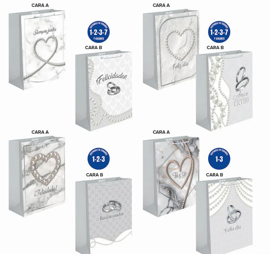 BOLSA DE REGALO BODA C/10 DIPAK