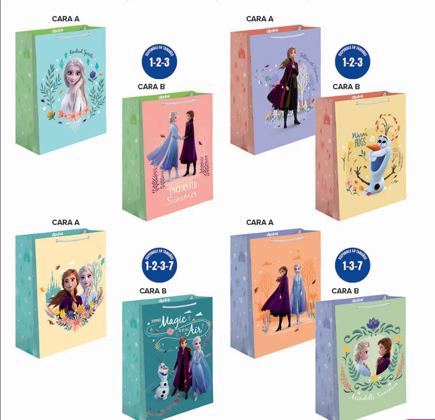 [7501091817018] BOLSA DE REGALO FROZEN C/10 DIPAK (CHICA)