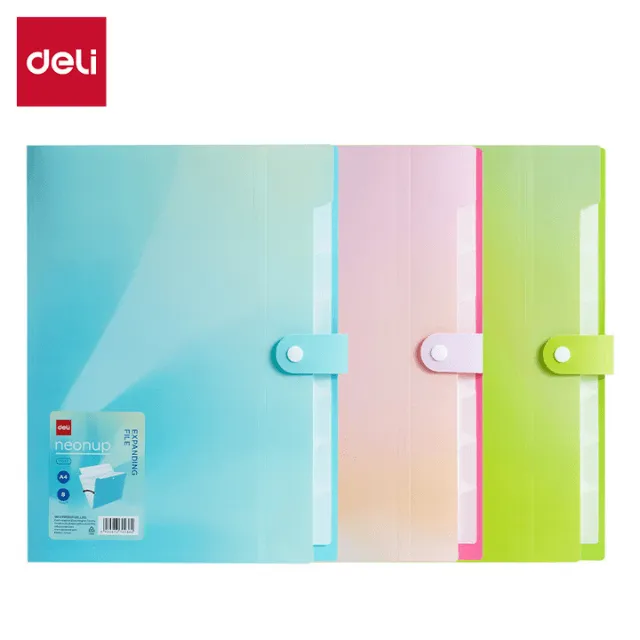 CARPETA EXPANDIBLE 8 SEPARADORES DELI F623