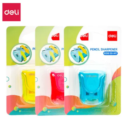 [6941798476957] SACAPUNTAS SENCILLO CON DEPOSITO DELI R01000-MT