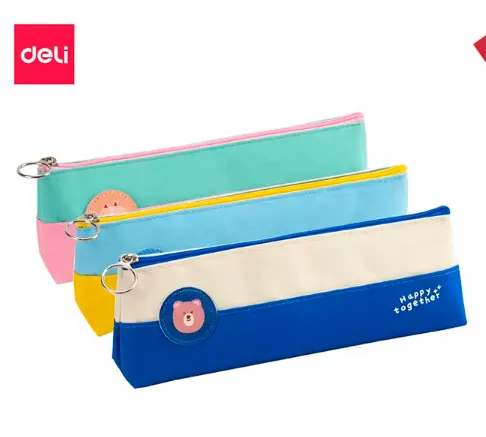 [6921734928122] LAPICERA ESCOLAR ANIMALES BICOLOR DELI EH908