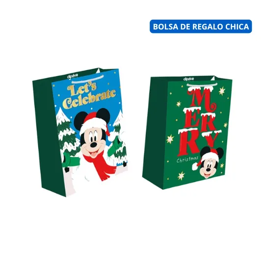 BOLSA DE REGALO NAVIDAD DISNEY NIÑO