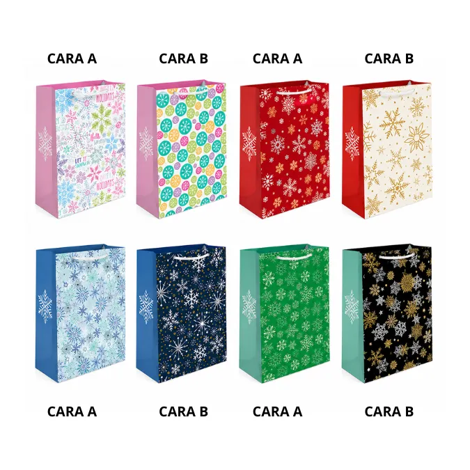 BOLSA DE REGALO NAVIDAD COPOS