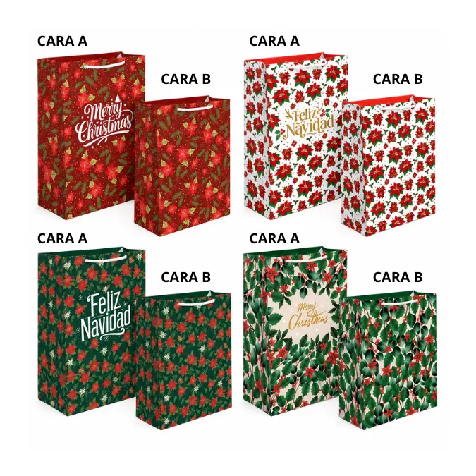 BOLSA DE REGALO NAVIDAD NOCHEBUENA