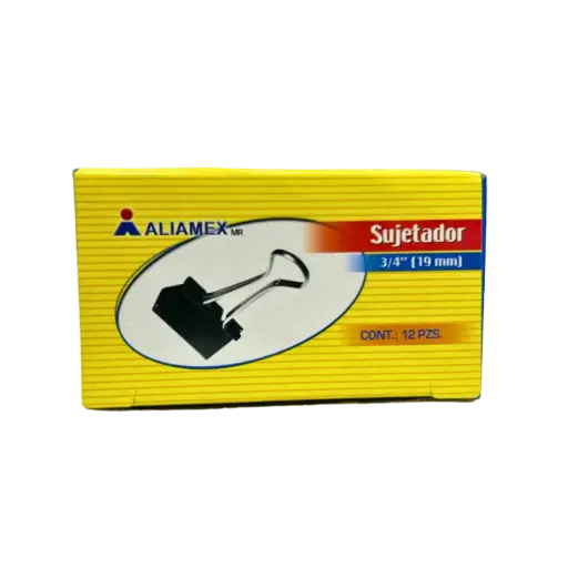 [7502224101424] CLIP BILLETERO 19MM C12 ALIAMEX