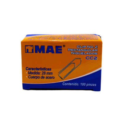 [7502212171156] CLIP CUADRADO #2 C100 MAE CC2