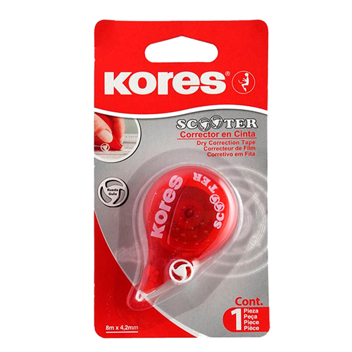 [9023800848239] CORRECTOR CINTA 8M KORES SCOOTER BLISTER
