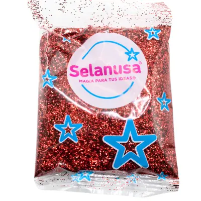 [7501228837933] DIAMANTINA FINA ROJO 50GR SELANUSA 104