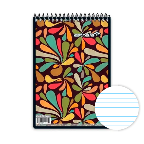 [602760000353] LIBRETA TAQUIGRAFIA LARGA 80H ESTRELLA 035