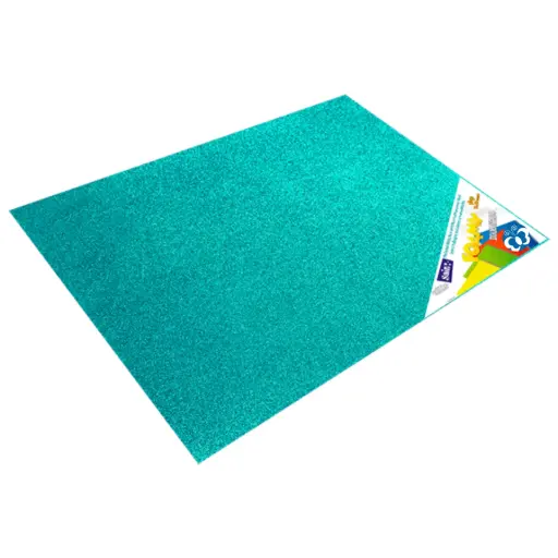 [0259] FOMIX CARTULINA DIAMANTADO AZUL PASTEL 16