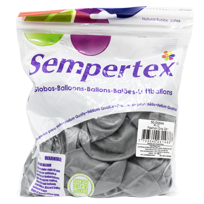 [7703340231488] GLOBOS SEMPERTEX 12 FASHION GRIS C50