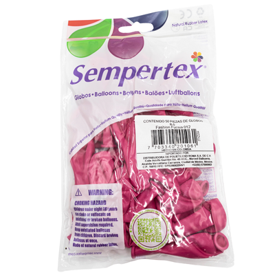 [7703340201061] GLOBOS SEMPERTEX 5 FASHION FUCSIA C50