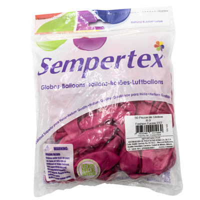 [7703340221069] GLOBOS SEMPERTEX 9 FASHION FUCSIA C50