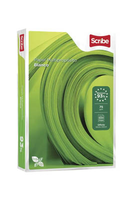 [7502233377841] HOJA BLANCA OFICIO C500 SCRIBE VERDE/ ECOBOND 50KG