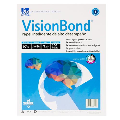 [7502237373016] HOJA VISION BOND BLANCA CARTA C100