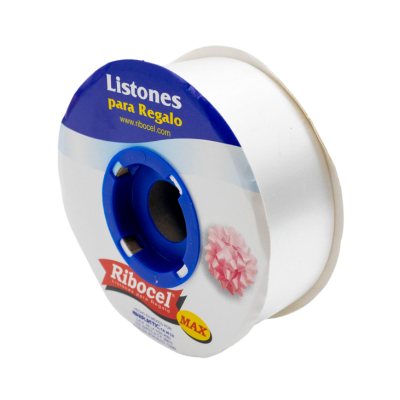 [7501012174916] LISTON RIBOCEL LISO 9 BLACO 50M 01