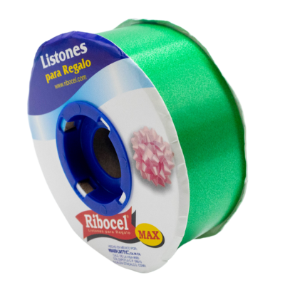 [7501012174954] LISTON RIBOCEL LISO 9 VERDE 50M 05
