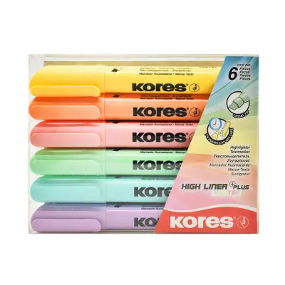 [9023800360601] MARCATEXTOS PASTEL HIGH LINER PLUS C6 KORES 36060