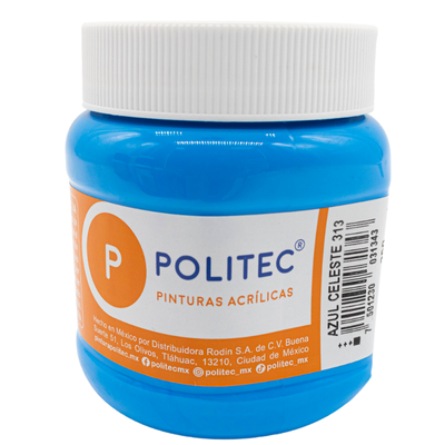 [7501230031343] POLITEC 313 AZUL CELESTE 250ML