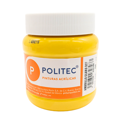 [7501230032746] POLITEC 327 AMARILLO CLARO 250ML