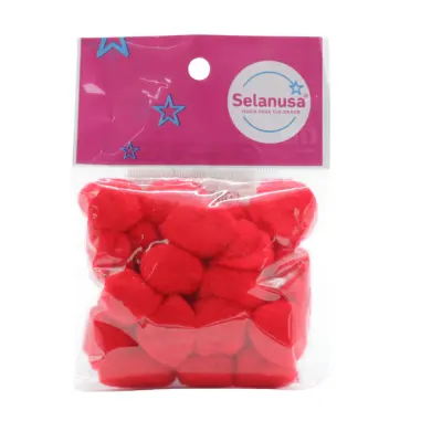 [7506305125415] POMPON 25MM ROJO 16 C25
